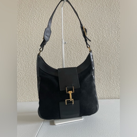 Gucci Handbags - Gucci jackie suede hobo bag